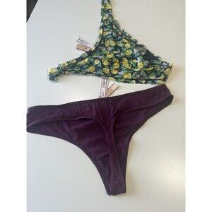 NWT  Victoria's Secret  Lace Thong Panty Size XXL (Lot Of 2)